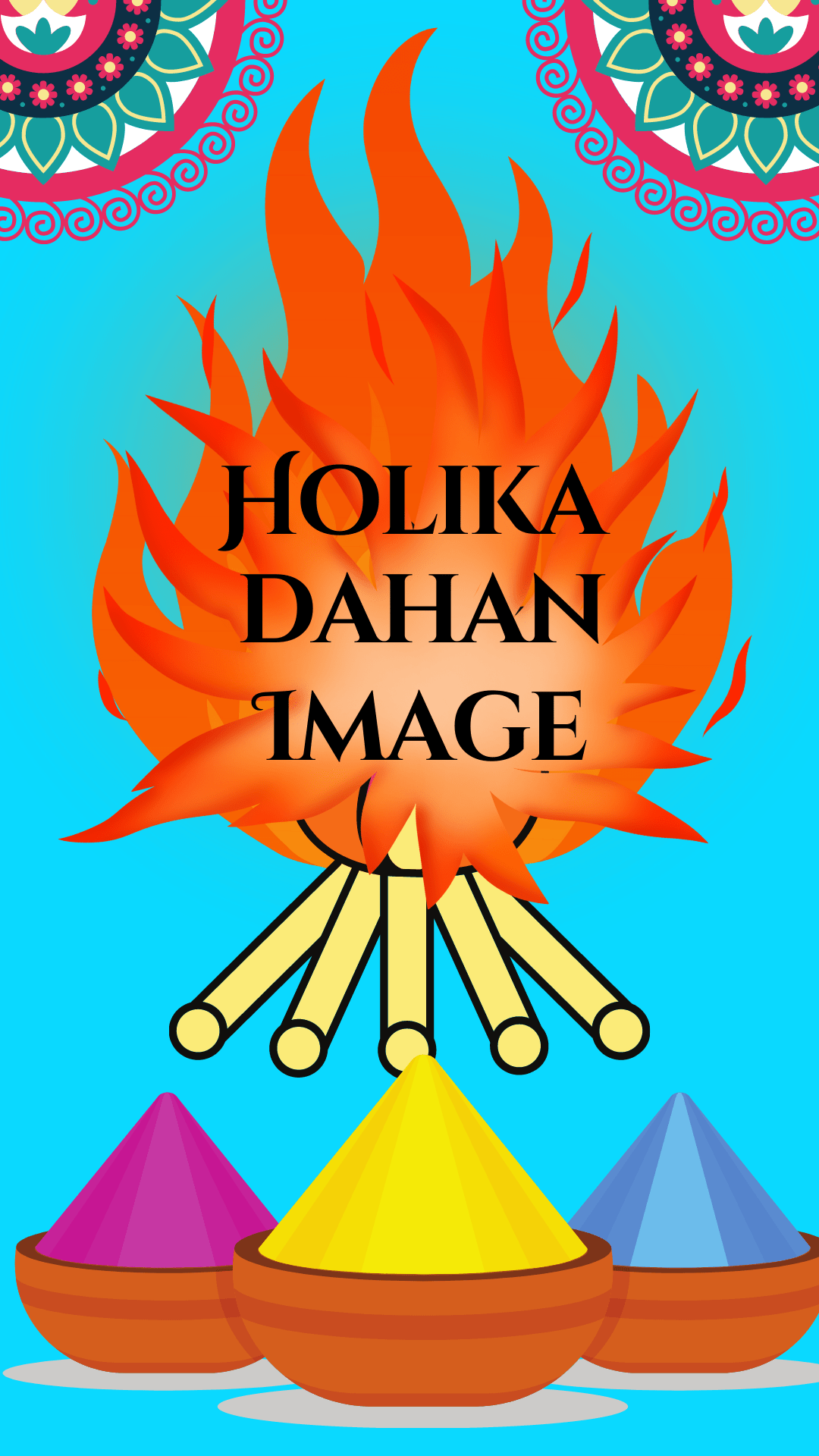 Holika Dahan Images - Photo Gallery of the Hindu Festival of Holika Dahan